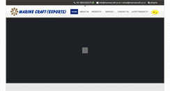 Desktop Screenshot of marinecraft.co.in